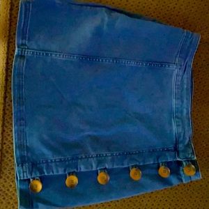 Free people denim skirt size 6